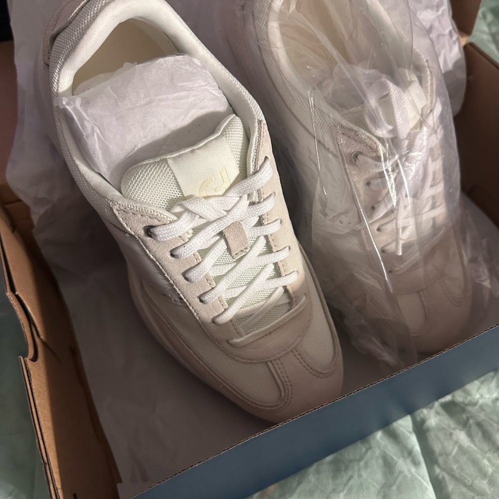 Cole Haan Optic White Ivory Sneakers